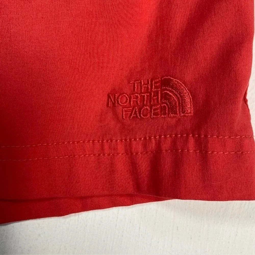 The North Face Mens Class V Water Shorts Red Rust Elastic Waist Size Large L